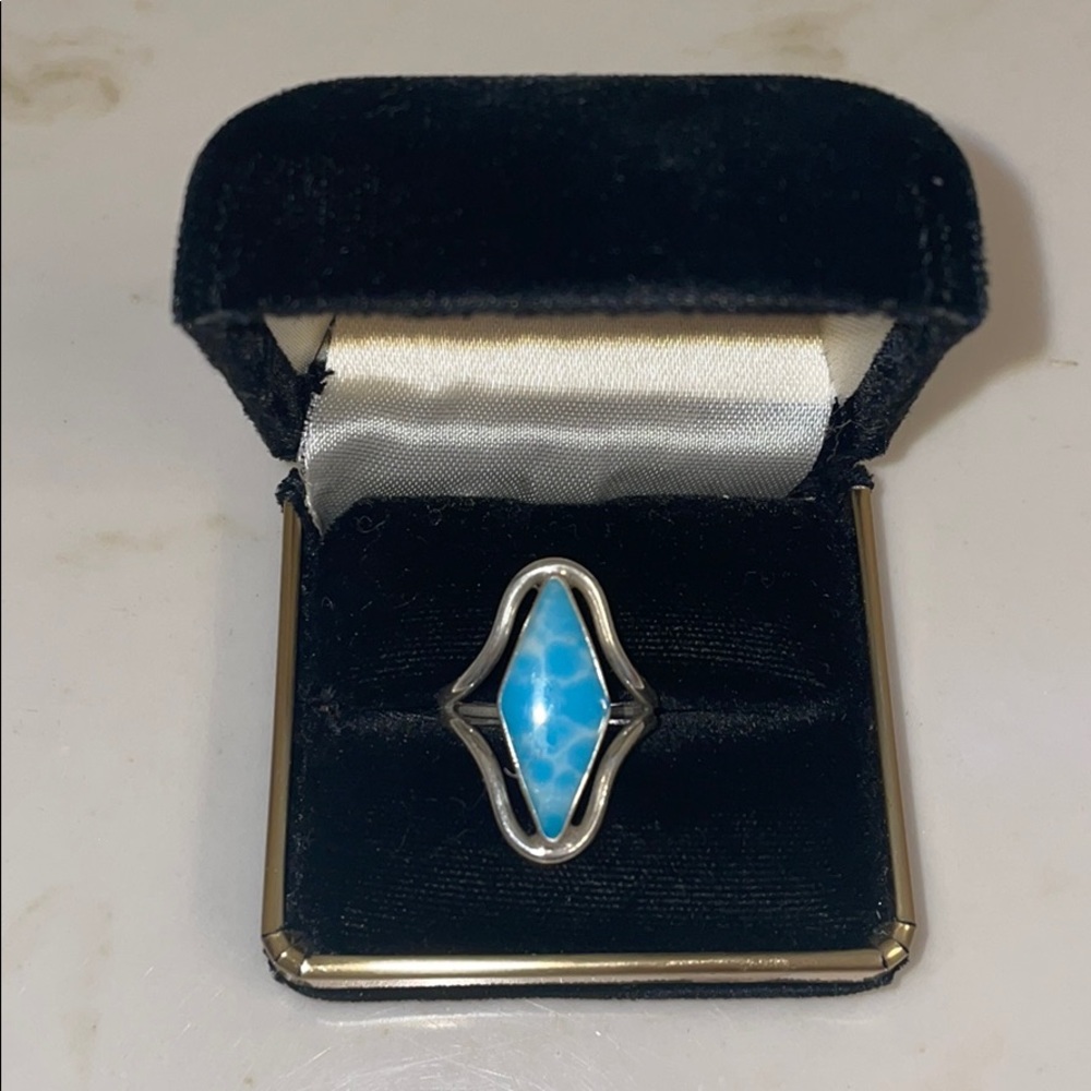 Sterling silver turquoise ring